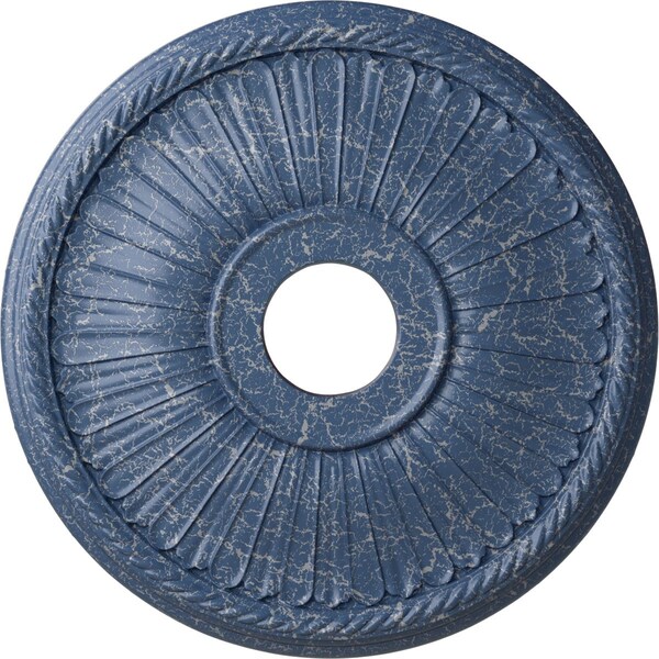 Ekena Millwork Berkshire Medallion (Canopies up to 6 3/8"), 20 1/8"OD x 3 7/8"ID x 1 7/8"P, Americana Crackle CM20BE1AMC - main
